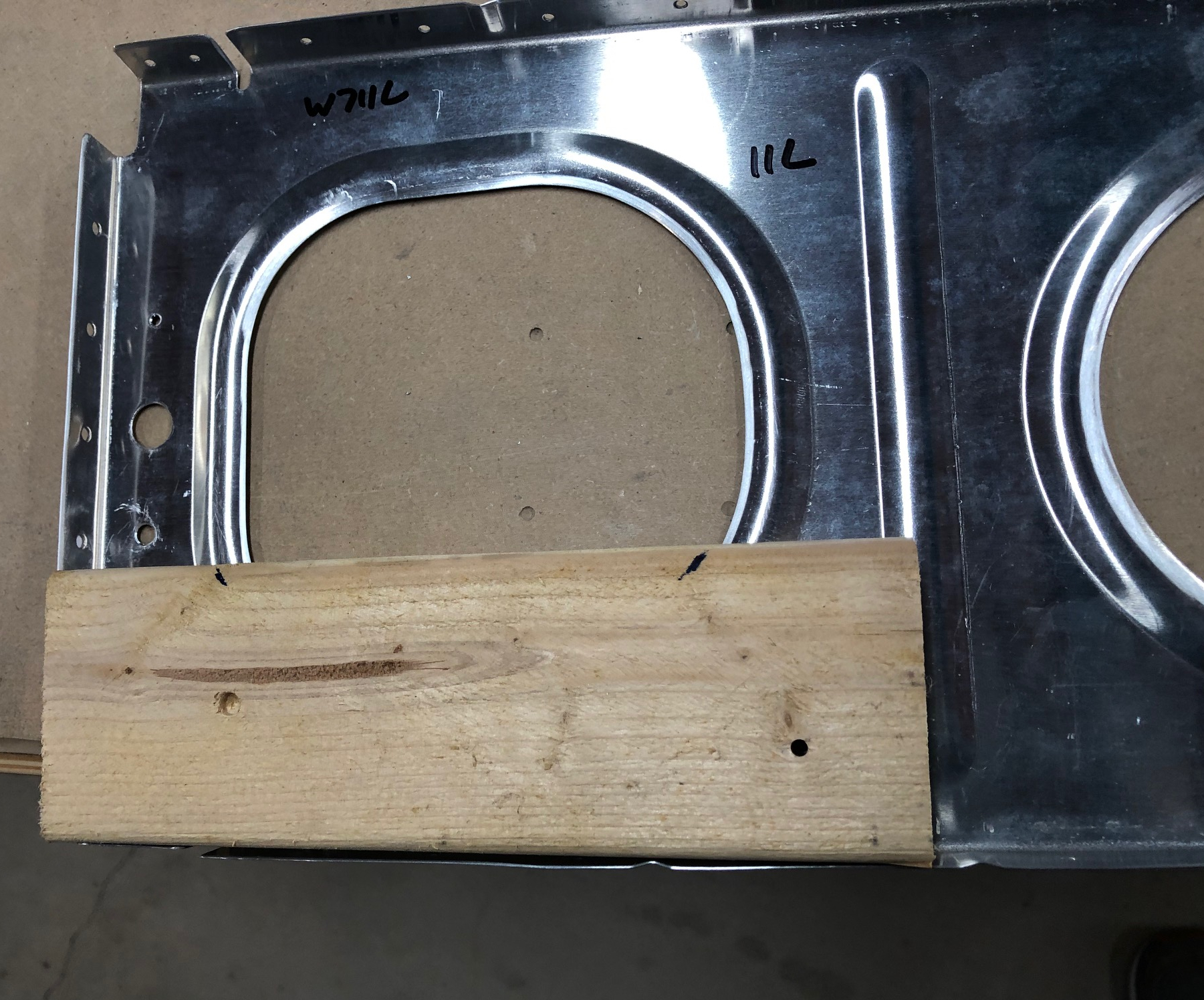 Drilling Main Ribs for Electrical Conduit – Ted's RV-7 Build